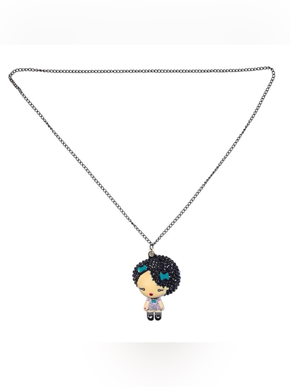 Harajuku Lovers Baby mirror necklace.